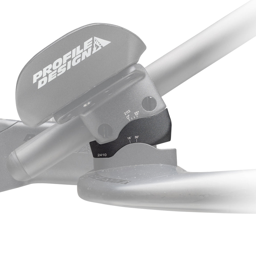 Bicycle handlebar with Profile Design component on a white background