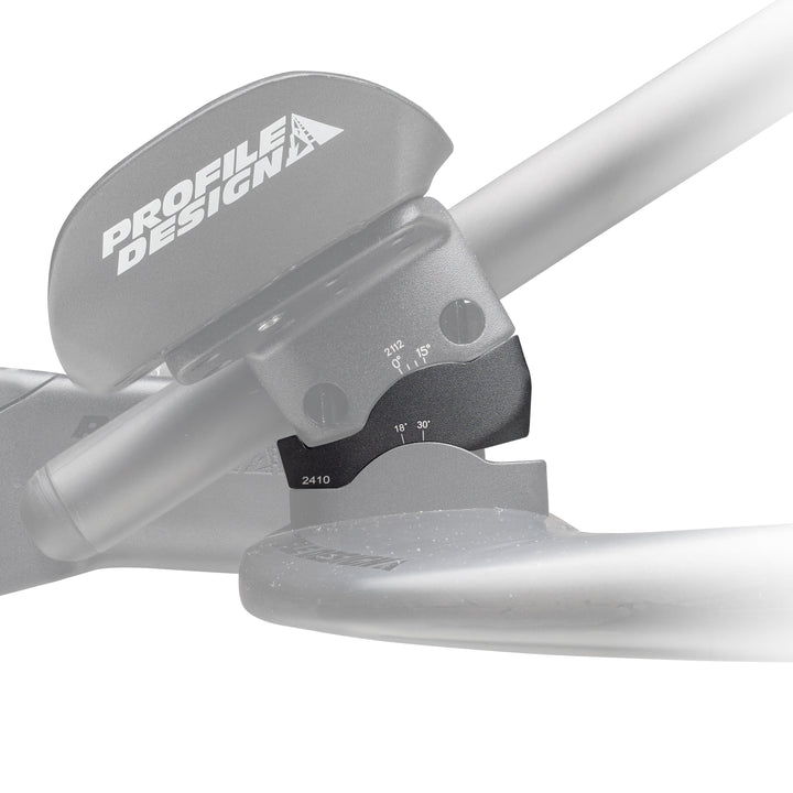 Bicycle handlebar with Profile Design component on a white background