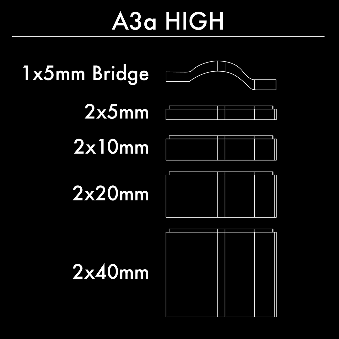 A3A Riser Kit - Aluminum