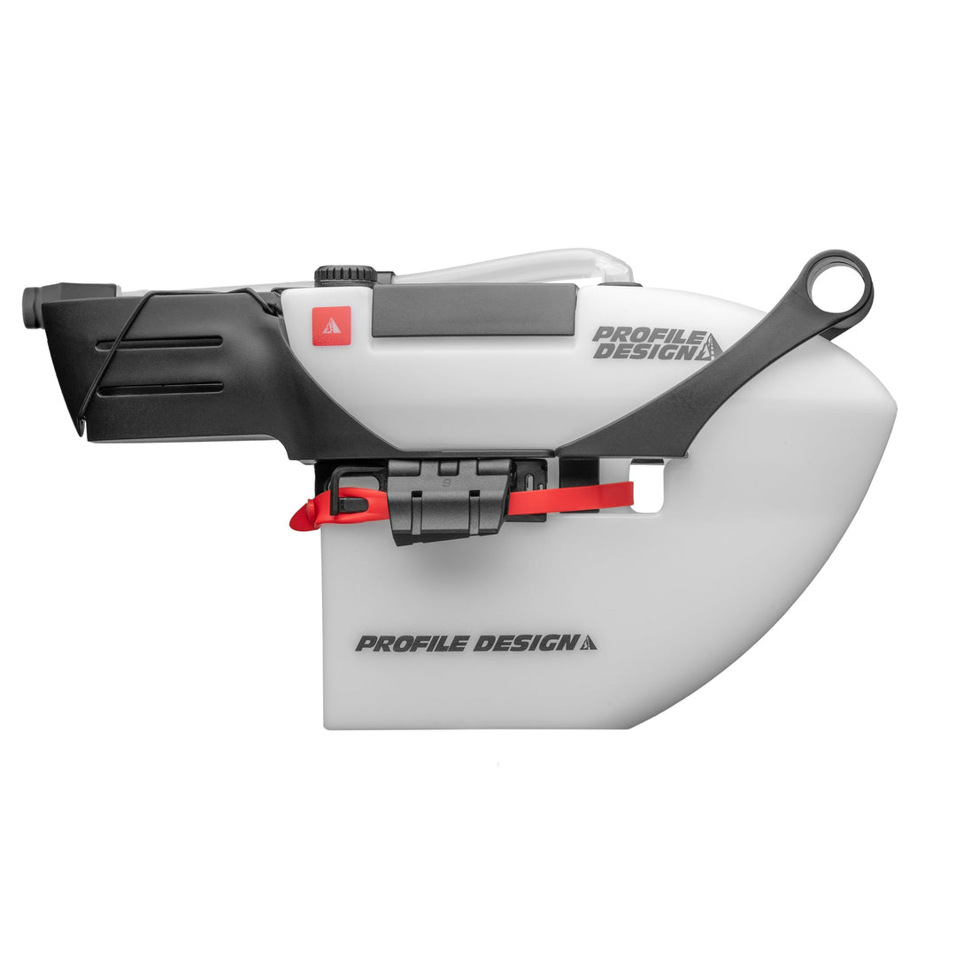 Profile Design FC 35 Aerobar Hydration System Side View White